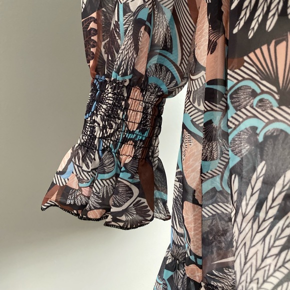 🔹New🔹Paisley Boho Evening Dress - Picture 9 of 10